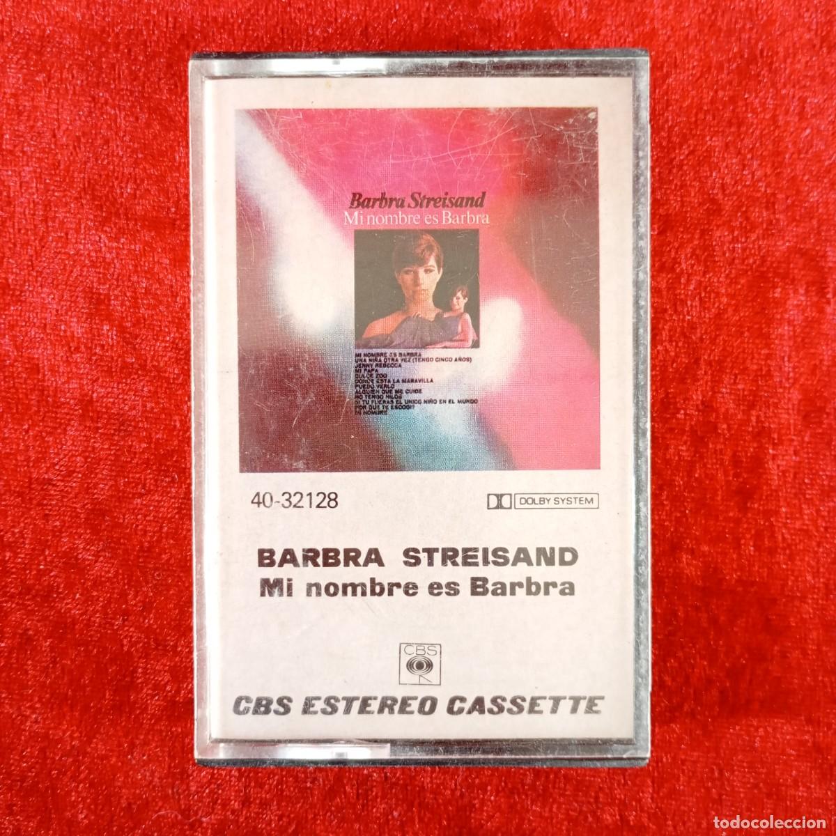 Casetes antiguos: BARBARA STREISAND - MI NOMBRE ES BARBARA - CASETE - CBS - 6+6 PISTAS - 40-32128 / 3006