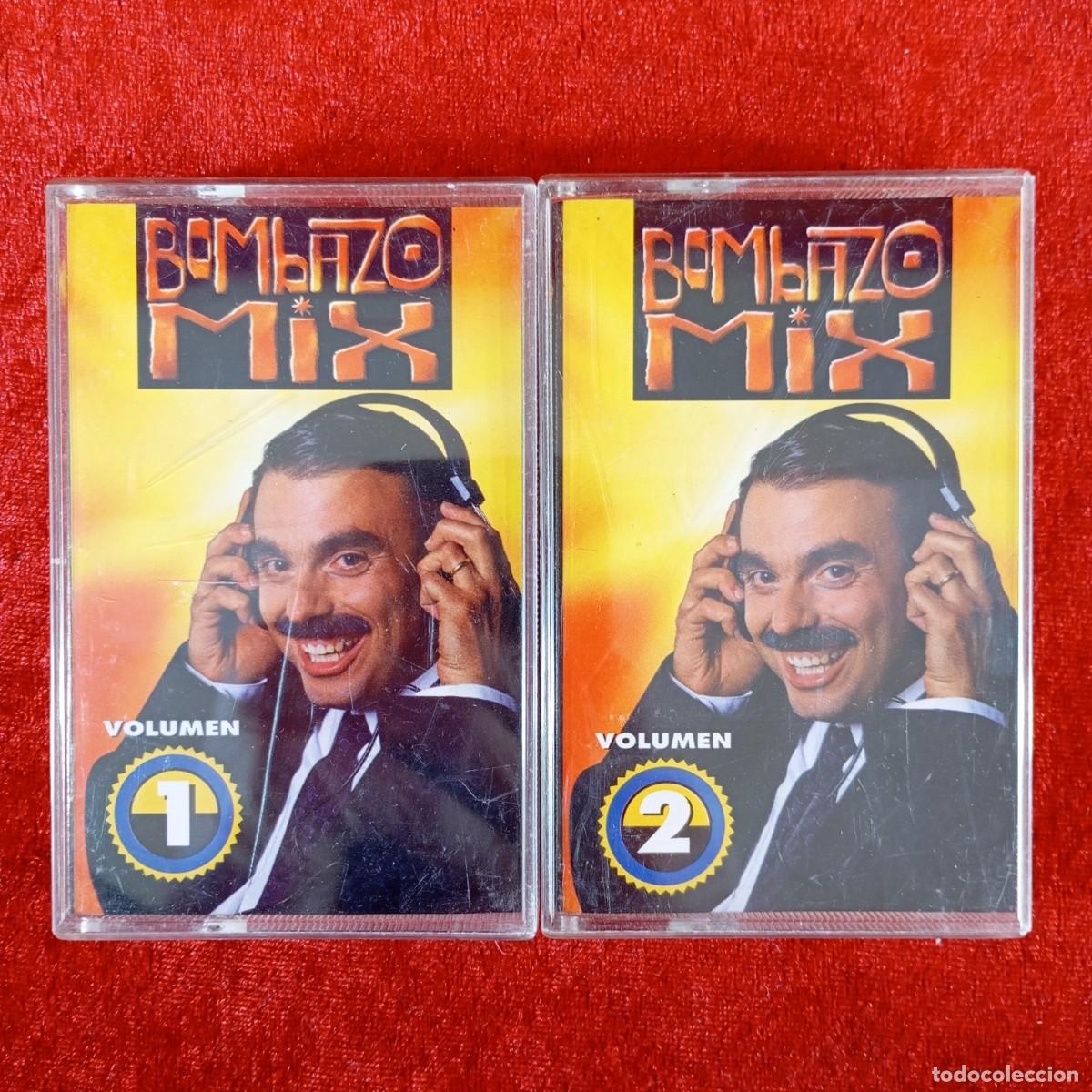 Casetes antiguos: BOMBAZO MIX, VOL. 1-2 - 2 CASETES - STEREO - MAX MUSIC - 5+5, 5+6 PISTAS - NM1 155K7TV-1, -2 / 3016