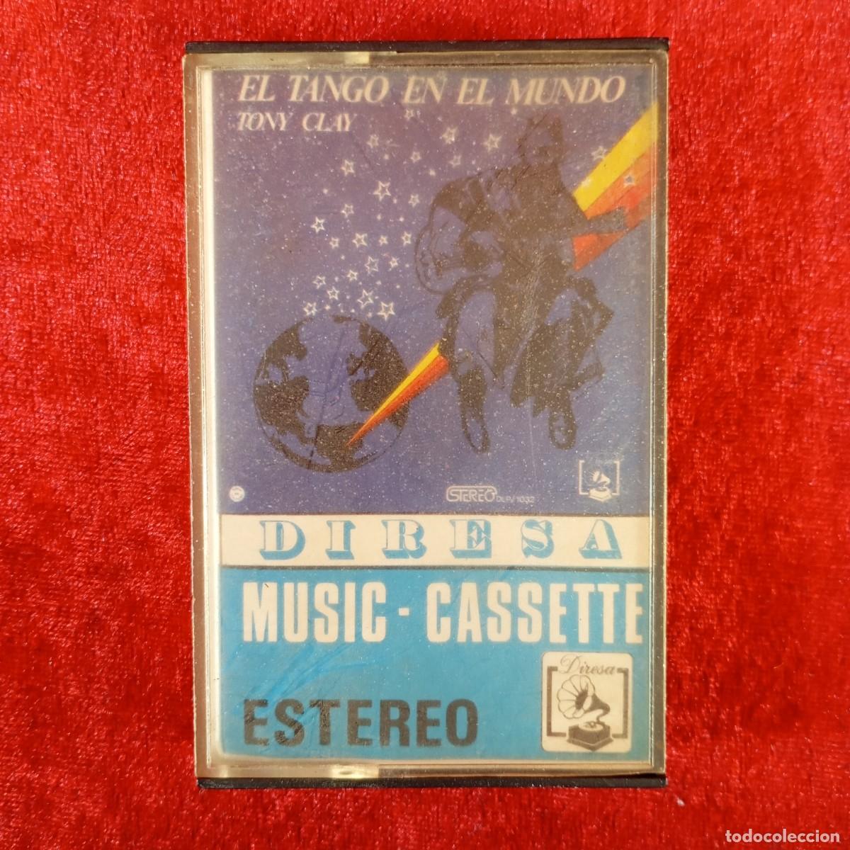 Casetes antiguos: EL TANGO EN EL MUNDO - TONY CLAY - CASETES - STEREO - DIRESA - 7+7 PISTAS - 1032 / 3022
