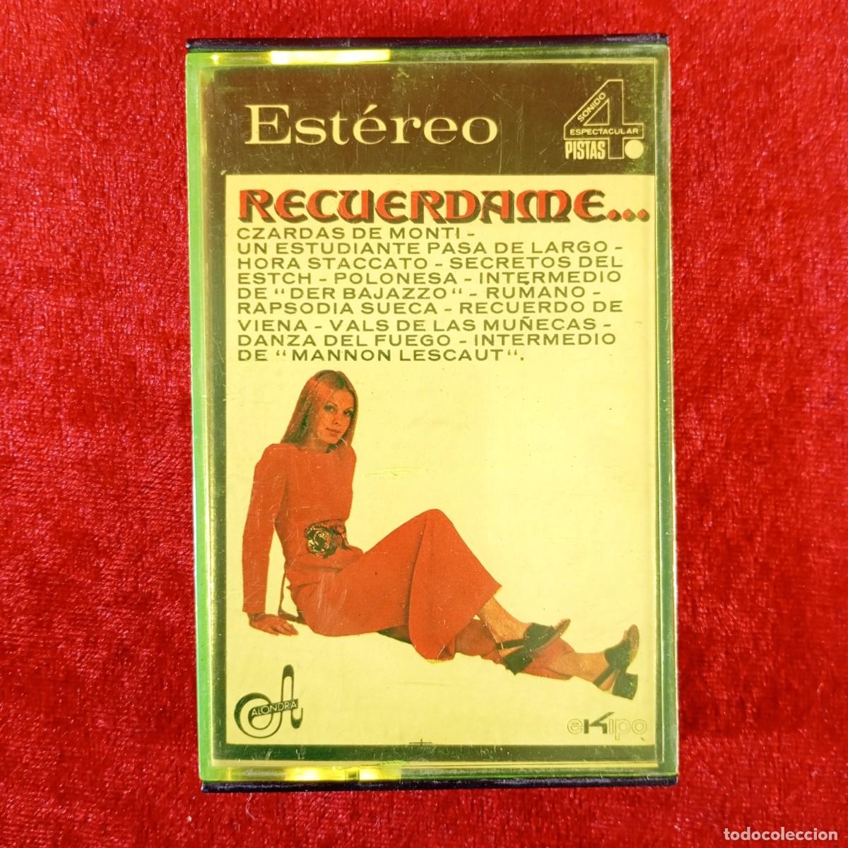 Casetes antiguos: RECUERDAME... - CASETES - STEREO - EKIPO - 6+6 PISTAS - C-700-S / 3024