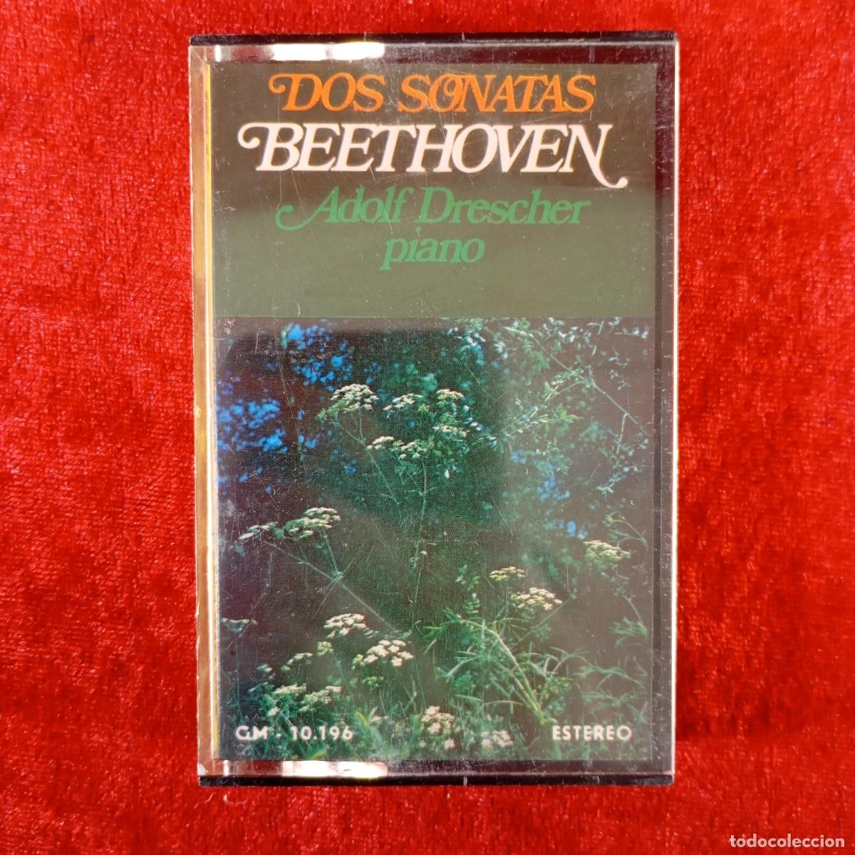 Casetes antiguos: BEETHOVEN - DOS SONATAS - CASETES - STEREO - GRAMUSIC - 2+1 PISTAS - GM-10.196 / 3034