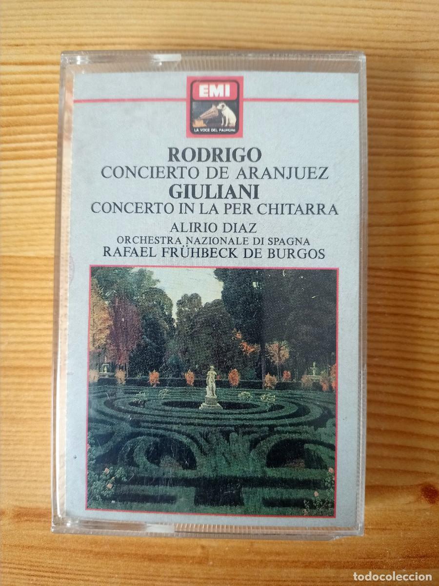 Casetes antiguos: Rodrigo: Concierto de Aranjuez / Giuliani: Concierto Op. 30 - Alirio D&iacute;az - EMI 1003664