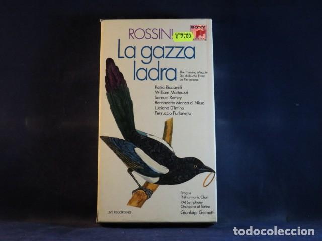 Casetes antiguos: ROSSINI LA GAZZA LADRA - PACK 3 CASETES
