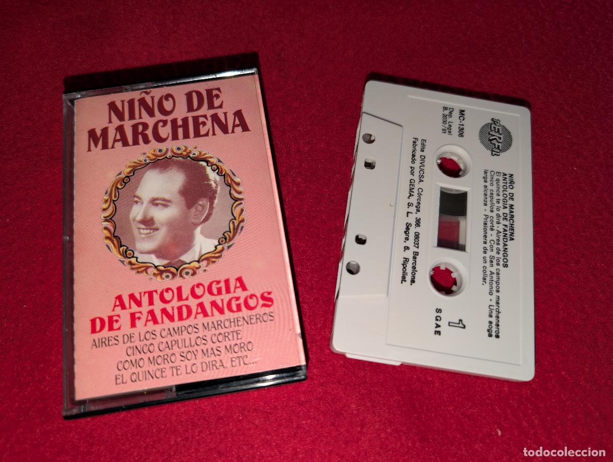 Casetes antiguos: NI&Ntilde;O DE MARCHENA Antologia de fandangos K7 CASSETTE 1991 Perfil