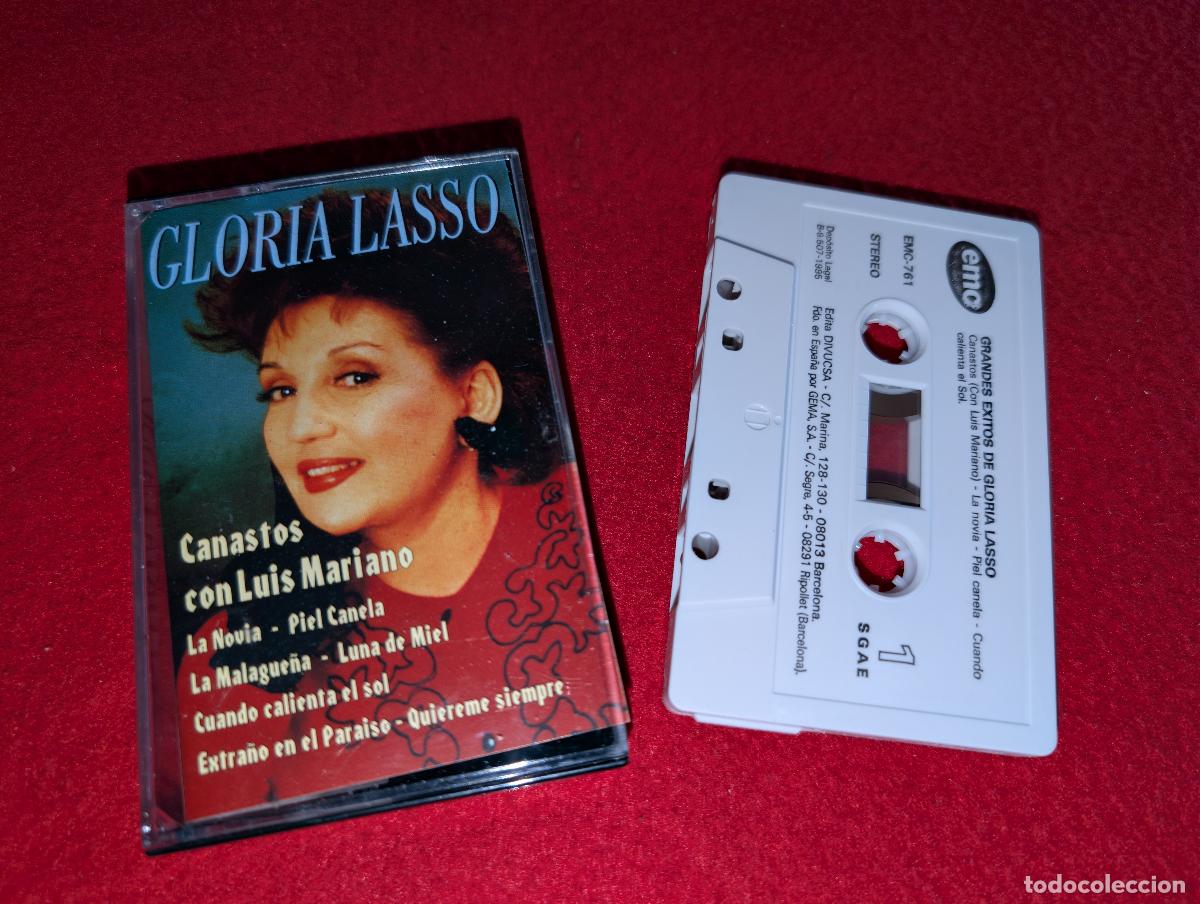 Casetes antiguos: GLORIA LASSO Grandes exitos de K7 CASSETTE 1995 EMC