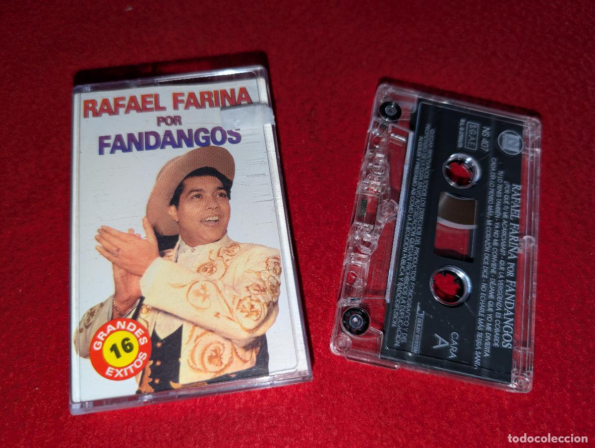 Casetes antiguos: RAFAEL FARINA Por fandangos K7 CASSETTE 1999 Novoson