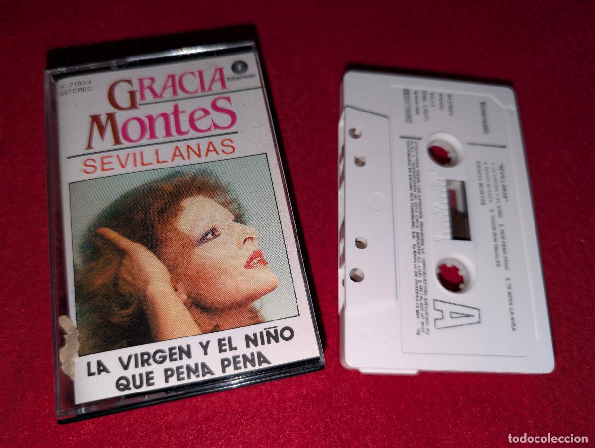 Casetes antiguos: GRACIA MONTES Sevillanas K7 CASSETTE 1986 Fonomusic