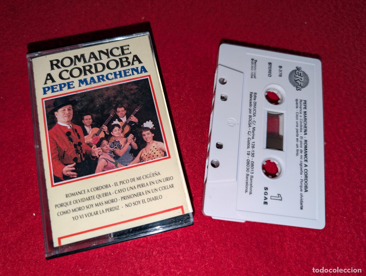 Casetes antiguos: PEPE MARCHENA Romance de Cordoba K7 CASSETTE 1994 Perfil