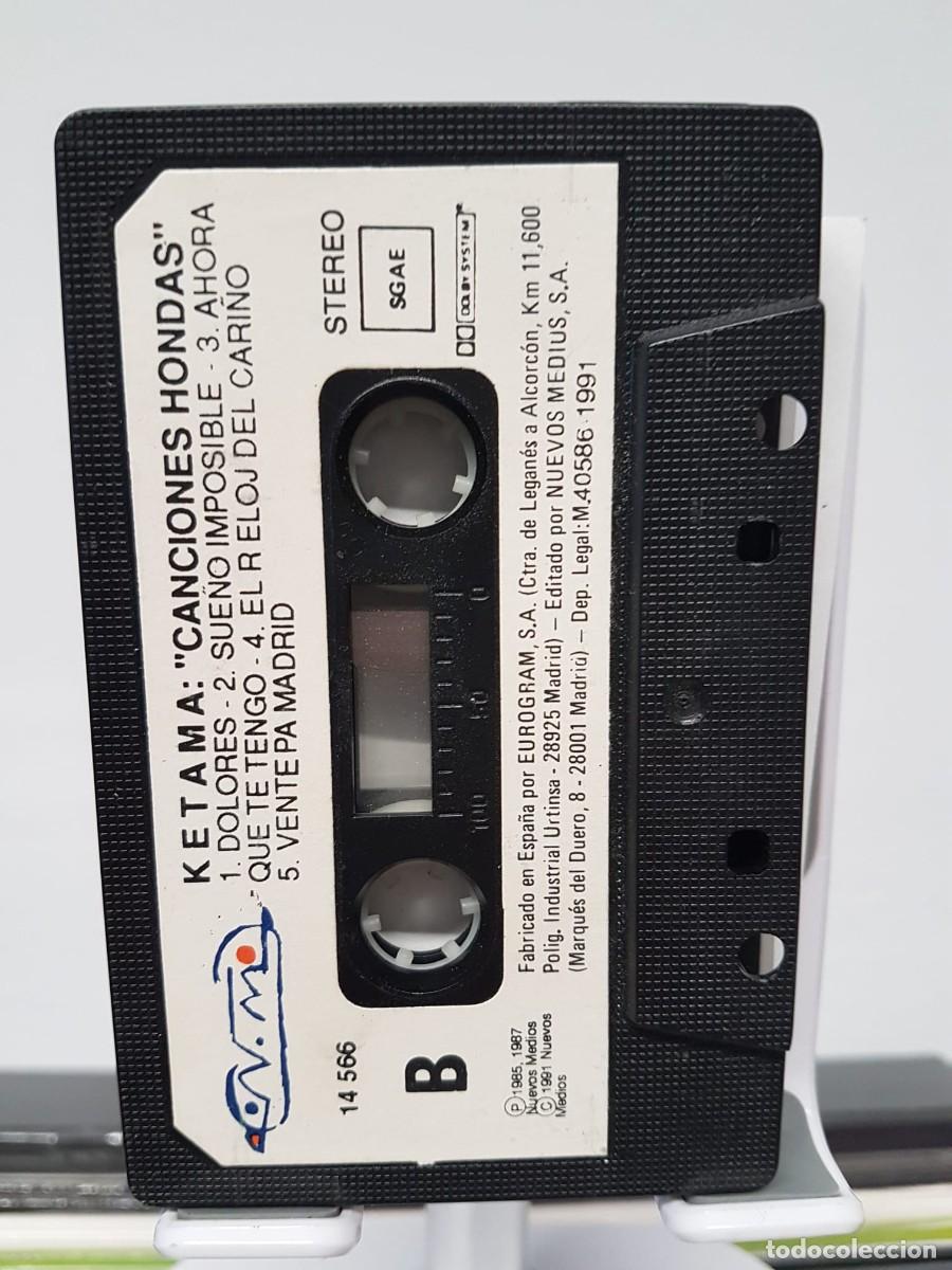 Casetes antiguos: Ketama - Canciones Hondas | Cassette - Foto 4