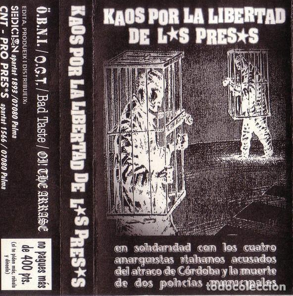Casetes antiguos: Bad Taste, O.G.T., &Ouml;.B.N.I., Oi! The Arrase, Kaos Por La Libertad De Lxs Presxs - Tape