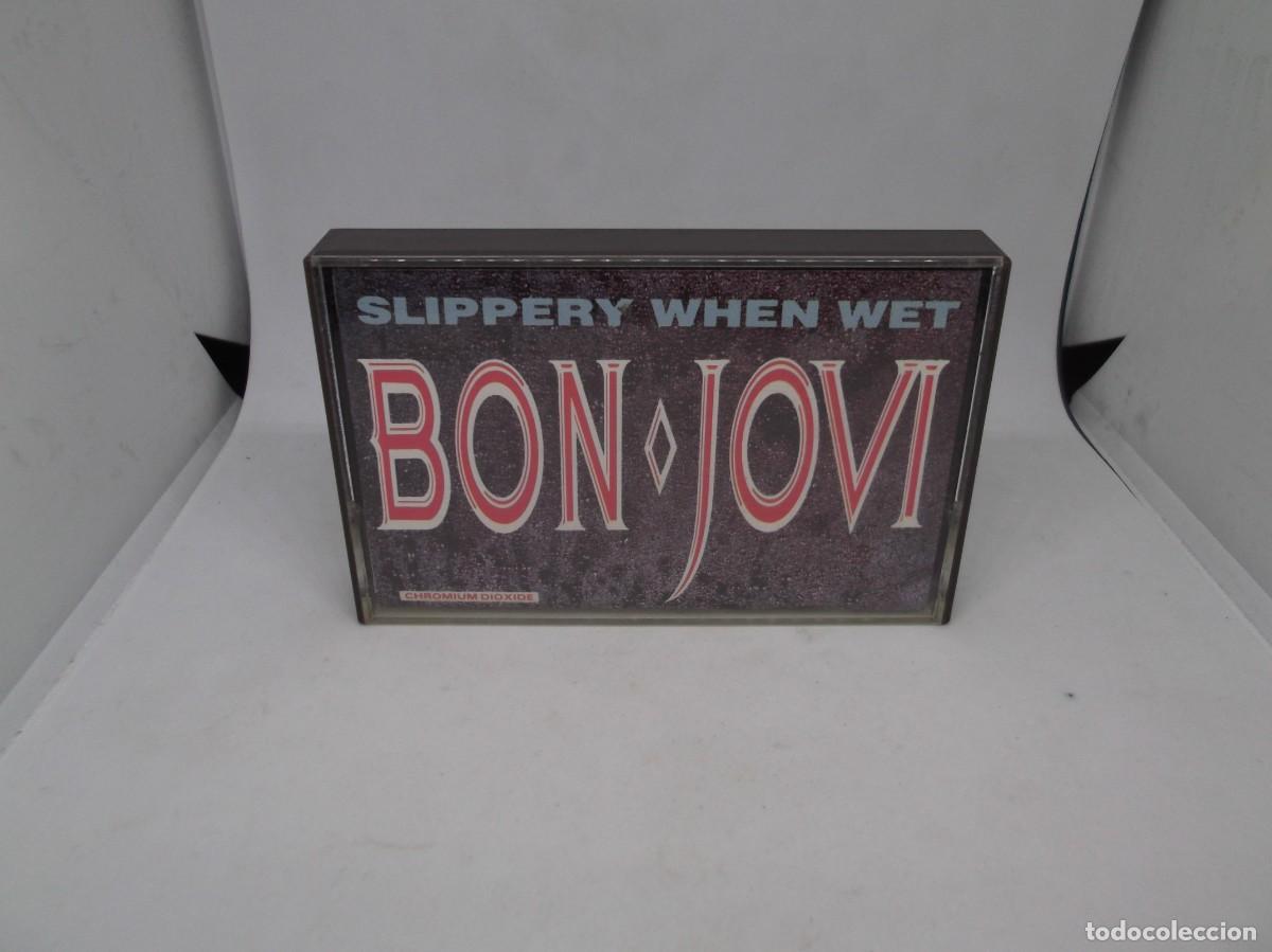Casetes antiguos: Bon Jovi Slippery WhenWet.Casete
