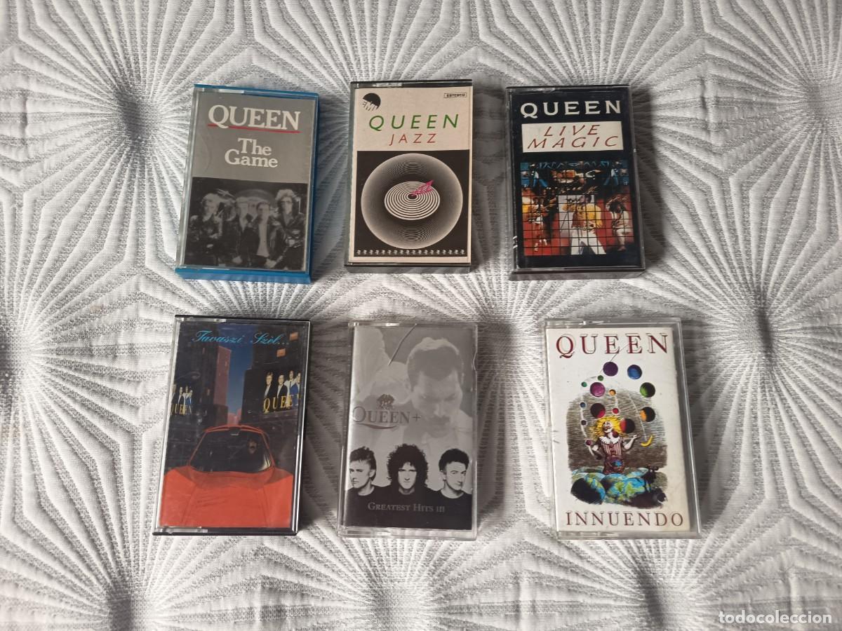 Casetes antiguos: Queen. lote de 6 cassettes.