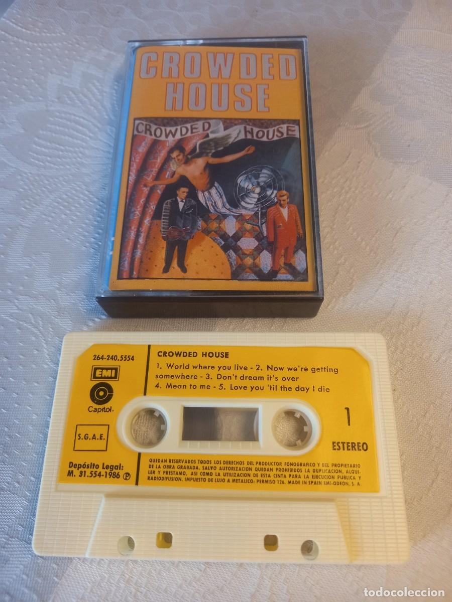 Casetes antiguos: RAR CASSETTE. CROWDED HOUSE. MU&iexcl;ISMO T&Iacute;TULO. MADE IN SPAIN