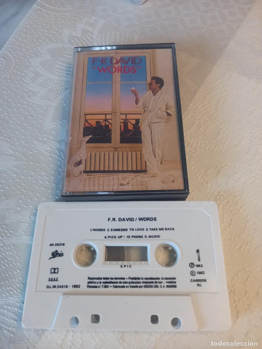 Casetes antiguos: RAR CASSETTE. F.R.DAVID. WORDS. ITALO DISCO. MADE IN SPAIN