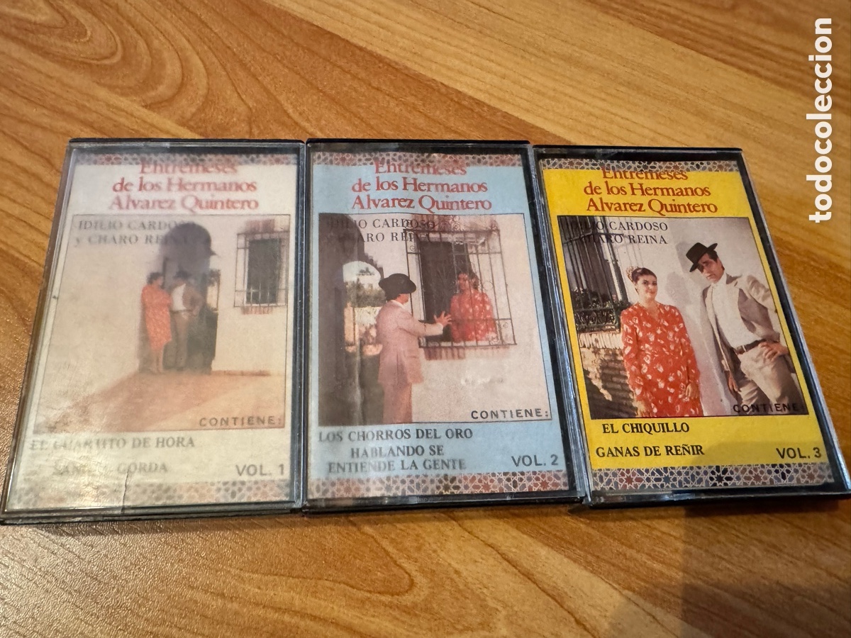 Cassetes antigas: Entremeses Hermanos &Aacute;lvarez Quintero - Charo Reina