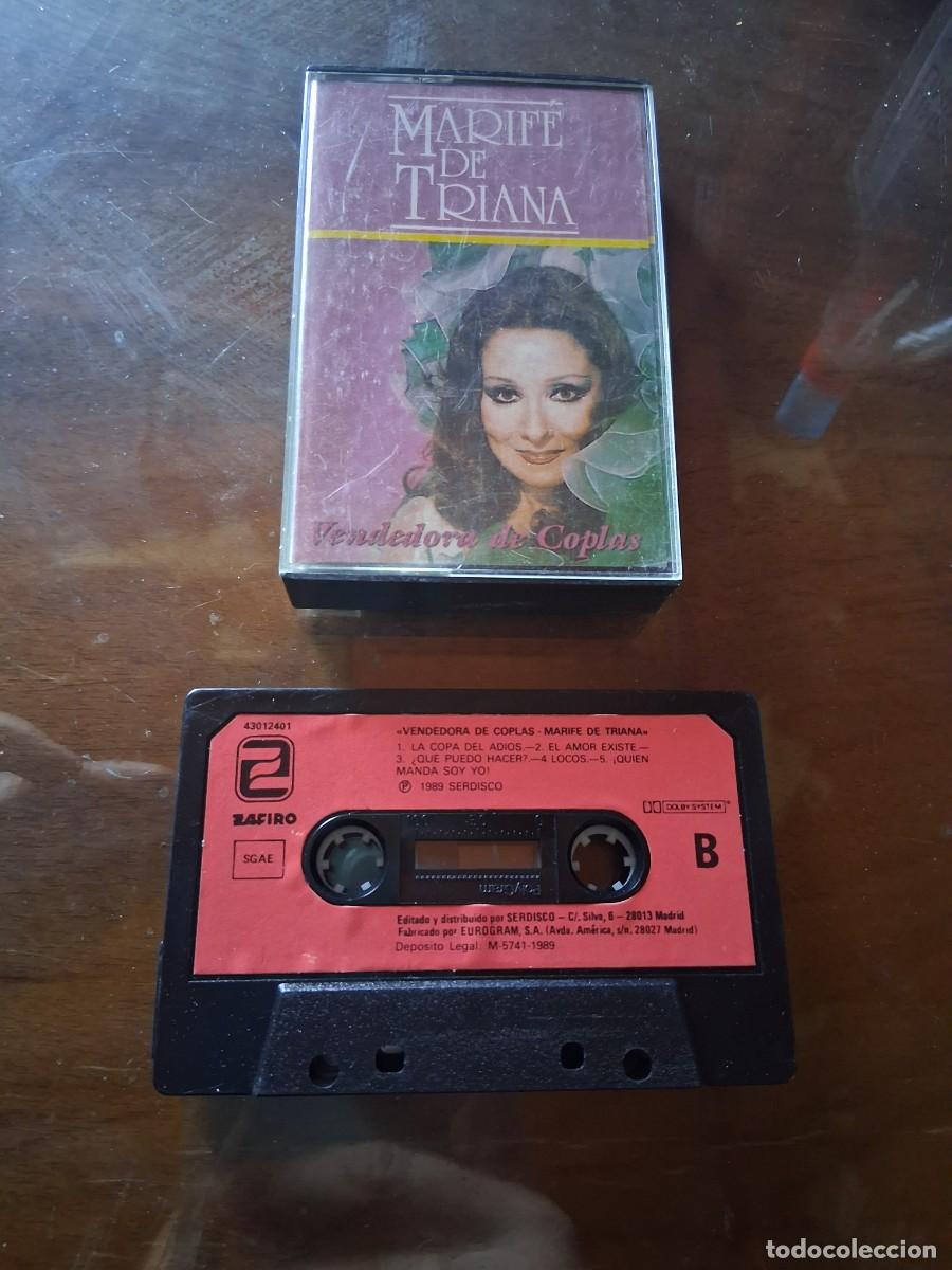 Casetes antiguos: Cinta de casete m&uacute;sica Marife de Triana vendedora de coplas