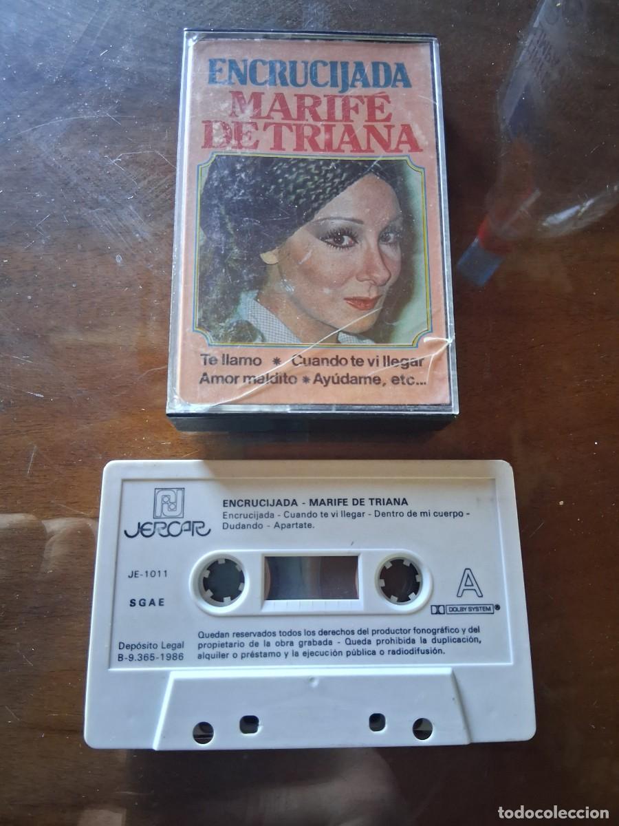 Casetes antiguos: Cinta de casete m&uacute;sica Encrucijada Marife de triana