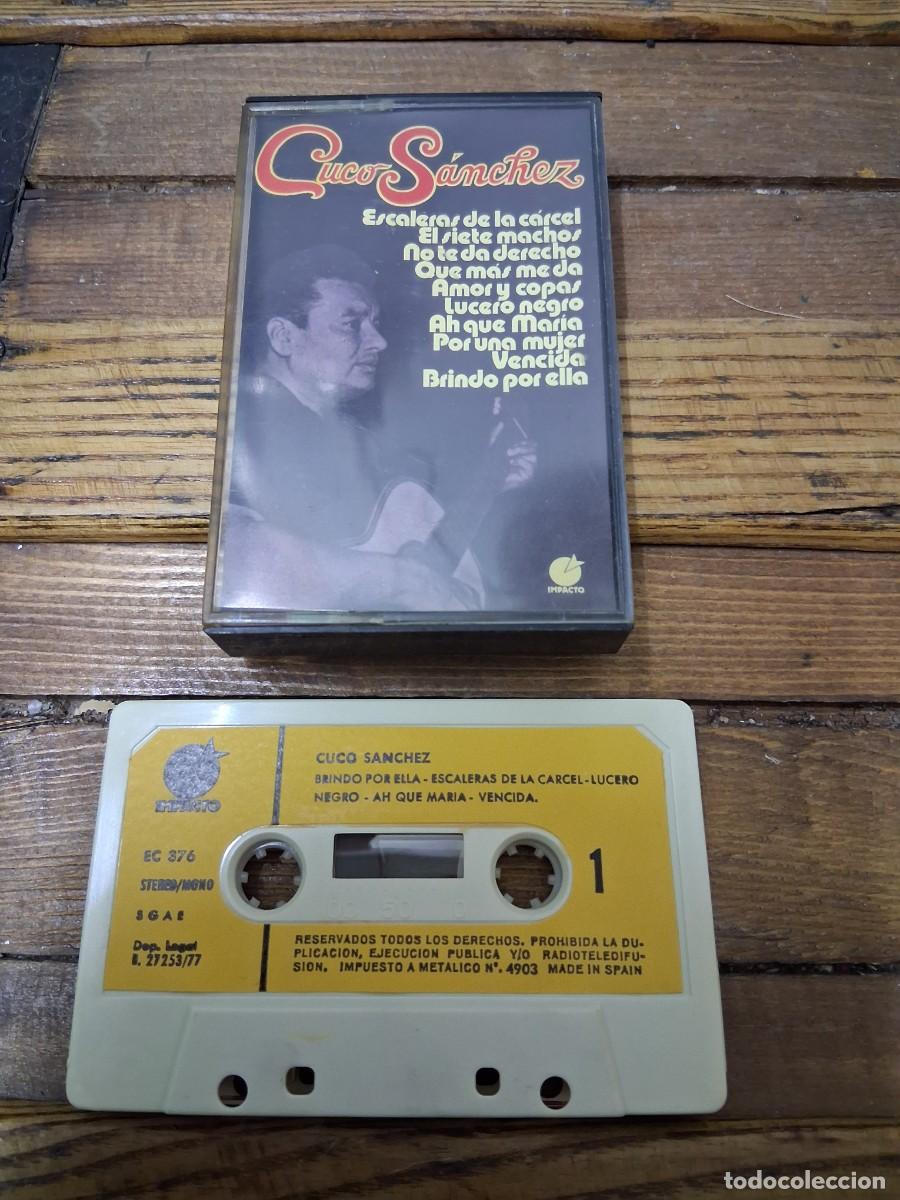 Casetes antiguos: Casete cinta de m&uacute;sica Cuco S&aacute;nchez