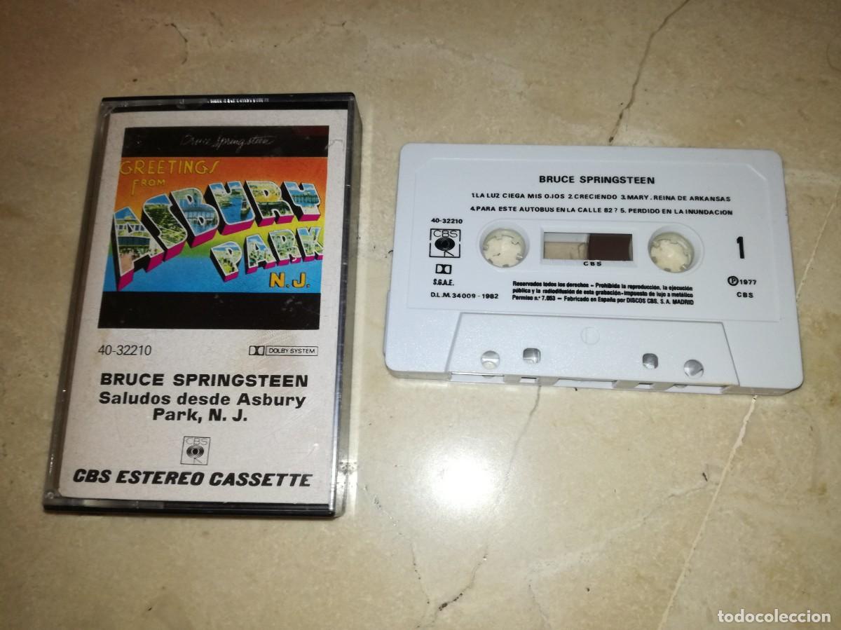 Casetes antiguos: BRUCE SPRINGSTEEN-SALUDOS DESDE ASBURY PARK-EDICI&Oacute;N ESPA&Ntilde;OLA