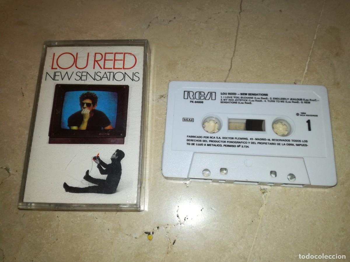 Casetes antiguos: LOU REED-NEW SENSATIONS-EDICI&Oacute;N ESPA&Ntilde;OLA