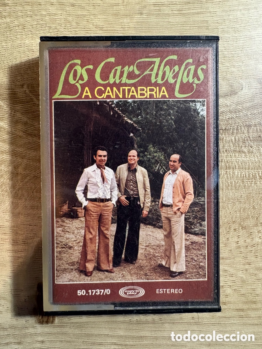 Casetes antiguos: Cassette Los Carabelas - A Cantabria (Original Movieplay)