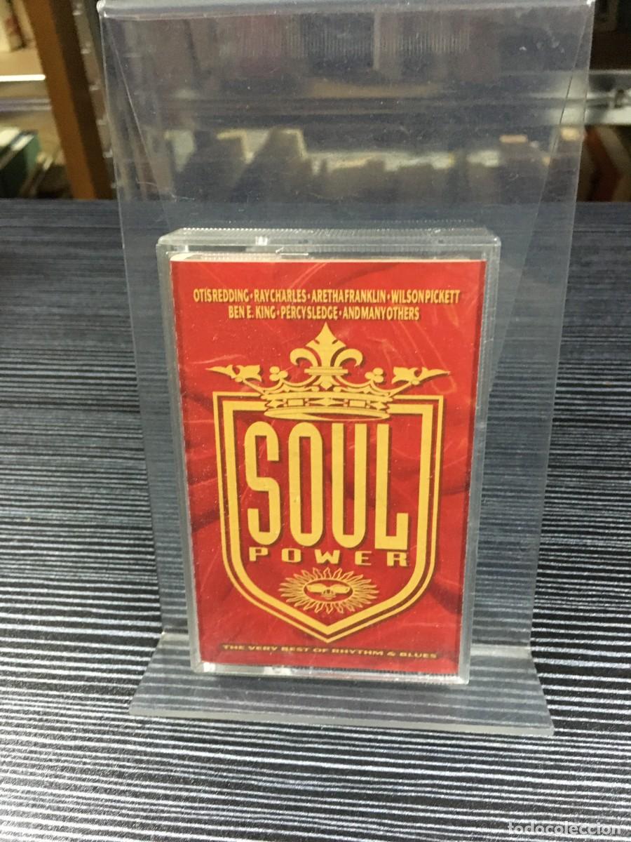 Casetes antiguos: Soul Power Varios (Otis Redding, Aretha Franklin) Atlantic / Warner