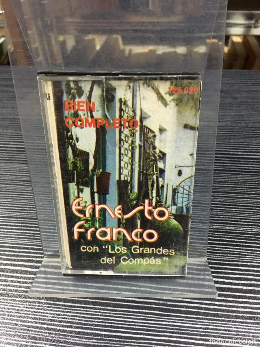 Casetes antiguos: Bien Completo Ernesto Franco con Los Grandes del Comp&aacute;s Magenta / Microf&oacute;n