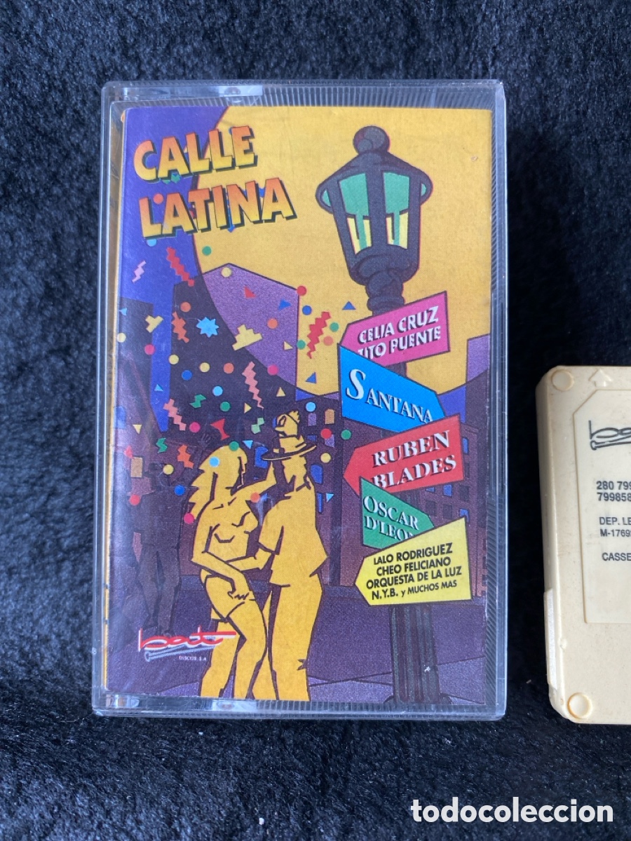 Casetes antiguos: Casete de calle latina recopilaci&oacute;n