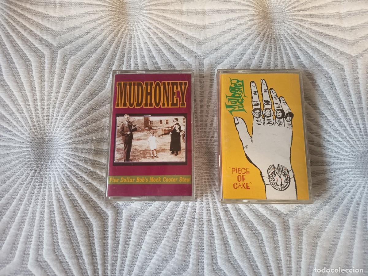 Casetes antiguos: Mudhoney - 2 cassettes - Piece Of Cake (Europa, 1992) 15&euro; - Five Dollar Bob's Mock Cooter Stew