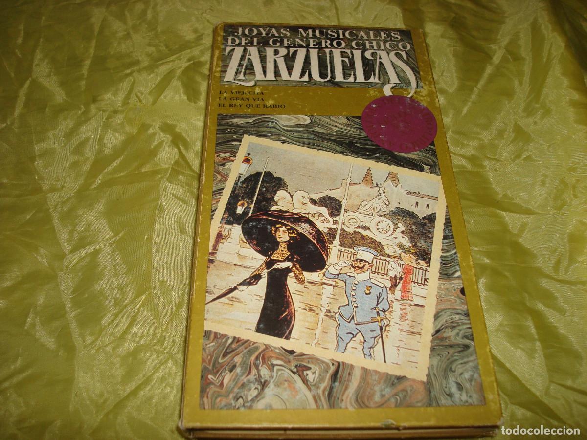 Casetes antiguos: JOYAS MUSICALES DEL GENERO CHICO. ZARZUELAS : LA GRAN VIA, LA VIEJECITA..CAJA CON 3 CASETE&acute;S + LIBRE