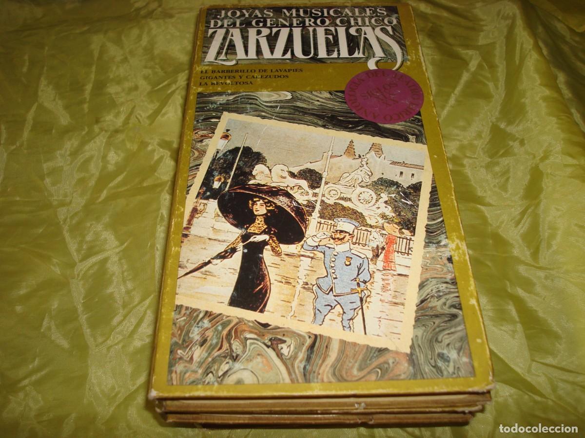 Casetes antiguos: JOYAS MUSICALES DEL GENERO CHICO. ZARZUELAS : REVOLTOSA, GIGANTES Y CABEZUDOS,...CAJA CON 3 CASETE&acute;S