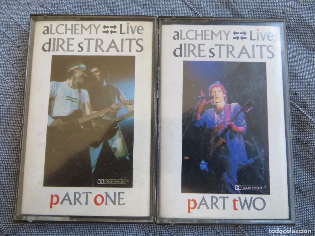 Cassetes antigas: Dire Straits - Alchemy - Dire Straits Live (2xCass, Album) SPAIN 1984