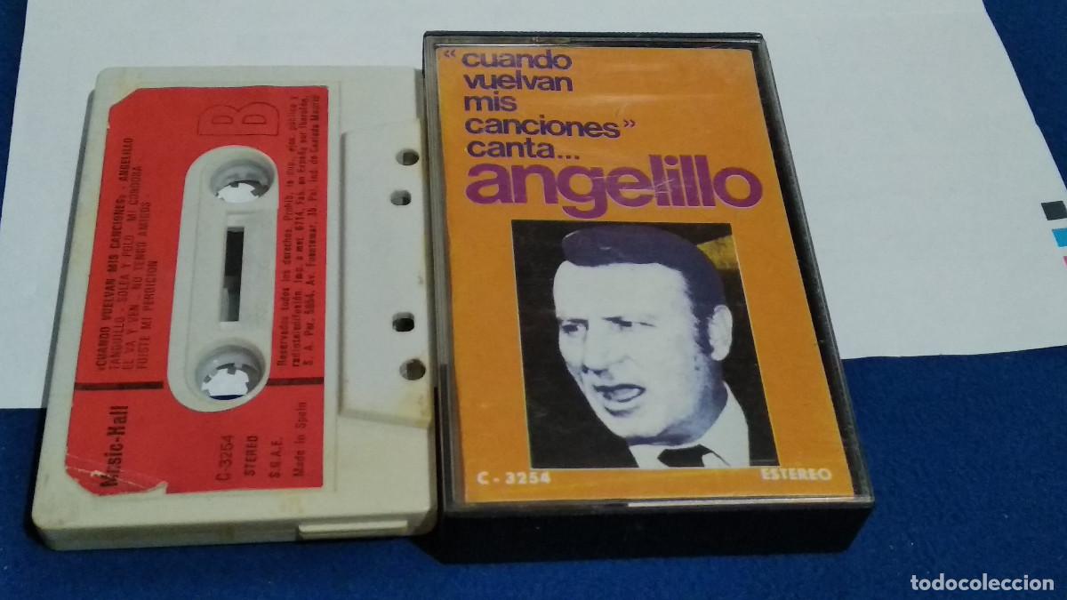 Casetes antiguos: ANGELILLO / CUANDO VUELVAN MIS CANCIONES - 1974 MOVIEPLAY - CASETE CINTA CASSETTE