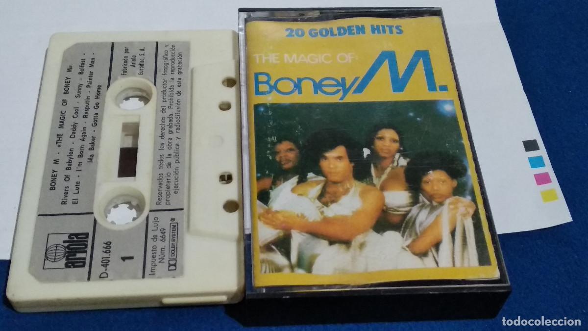 Casetes antiguos: BONEY M / 20 GOLDEN HITS THE MAGIC OF - 1980 ARIOLA - CASETE CINTA CASSETTE