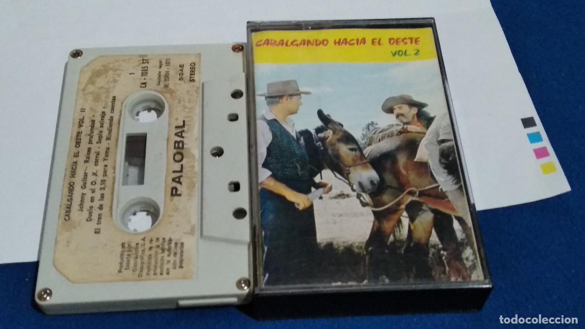 Casetes antiguos: CABALGANDO HACIA EL OESTE VOL. VOLUMEN 2 - 1971 PALOBAL - CASETE CINTA CASSETTE