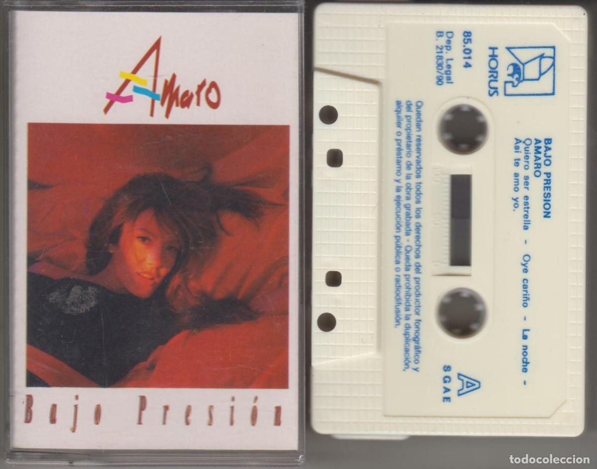 Casetes antiguos: Amaro cassette Bajo presi&oacute;n 1990 Horus