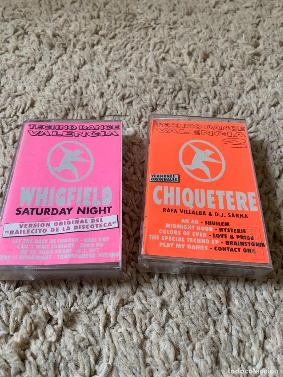 Casetes antiguos: 2 CASETES. TECHNO DANCE VALENCIA. VOL 1 Y 2. A&Ntilde;OS 90. BUENA CONSERVACION