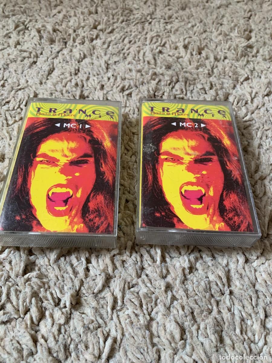 Casetes antiguos: 2 CASETES. TRANCE MIX. BAILA O MUERE. VOL 1 Y 2. BUENA CONSERVACION