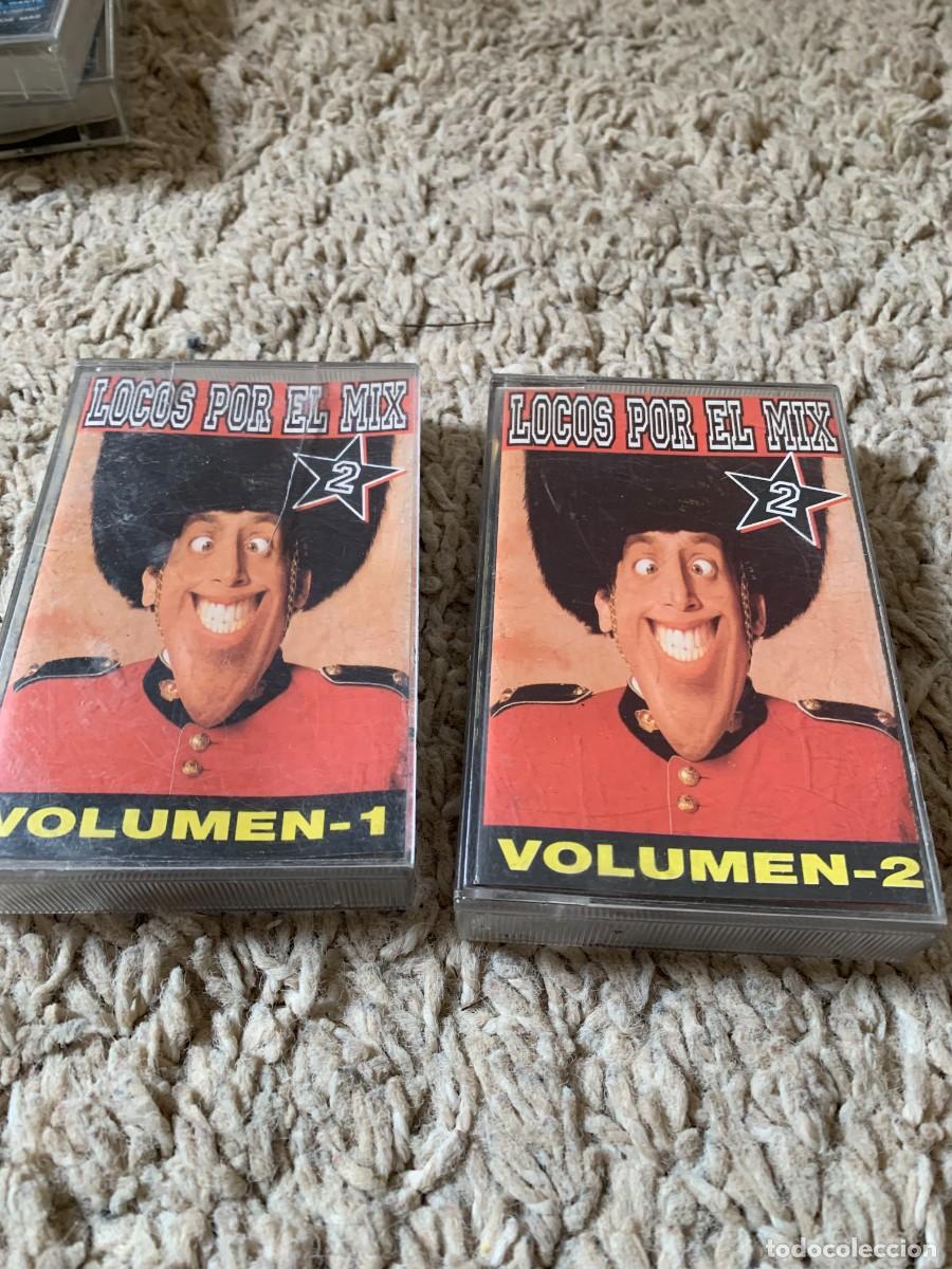 Casetes antiguos: 2 CASETES. LOCOS POR EL MIX 2. VOL 1 Y 2. A&Ntilde;O 1995. BUENA CONSERVACION