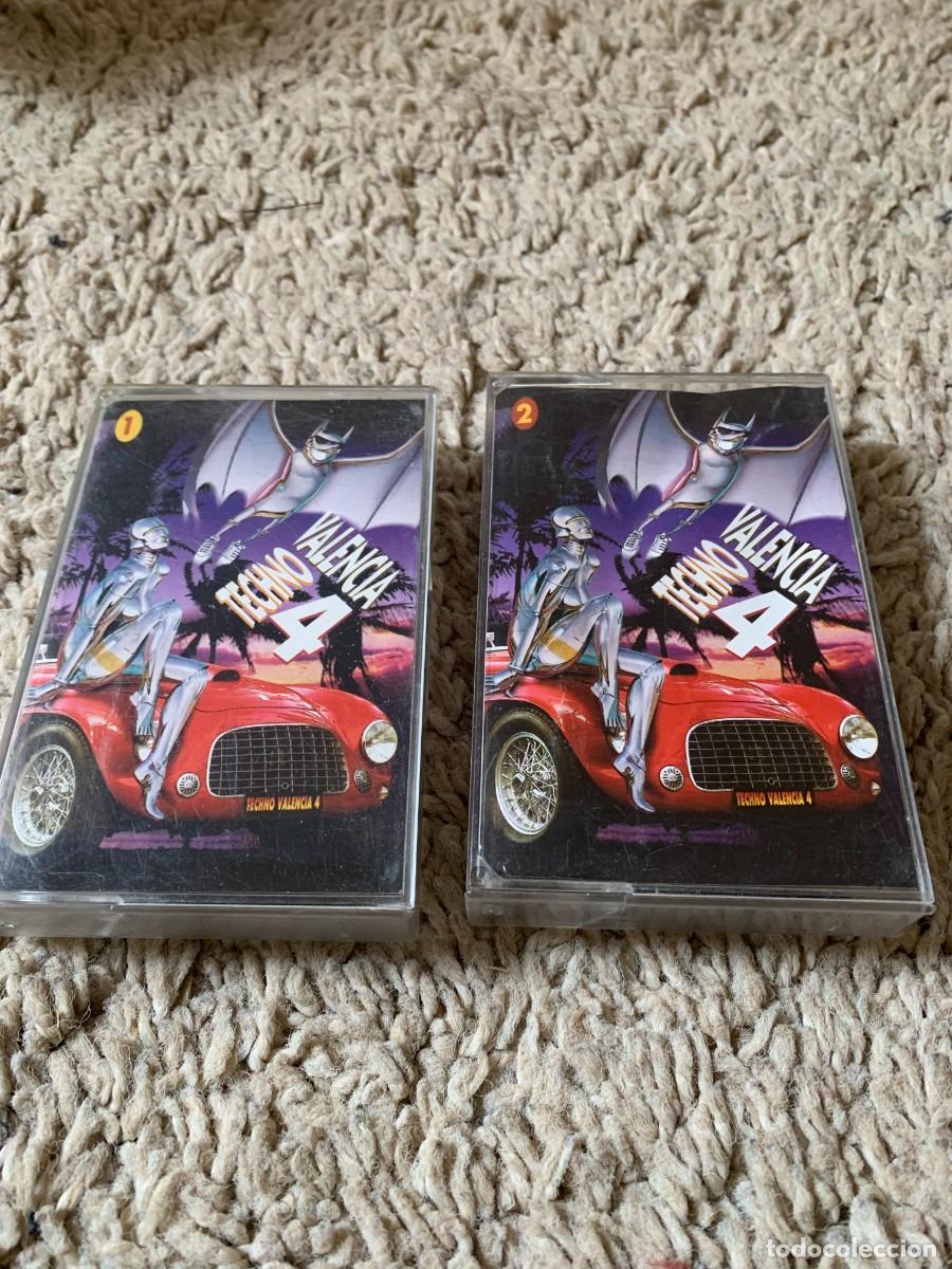 Casetes antiguos: 2 CASETES. TECHNO VALENCIA 4. VOL 1 Y 2. A&Ntilde;O 1993. BUENA CONSERVACION