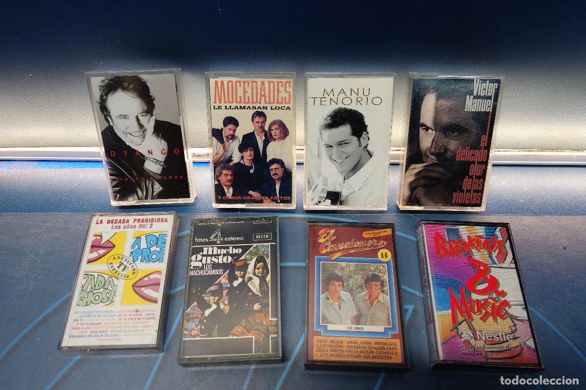 Casetes antiguos: Lote 8 Casetes: Dyango, Mocedades, Manu Tenorio...