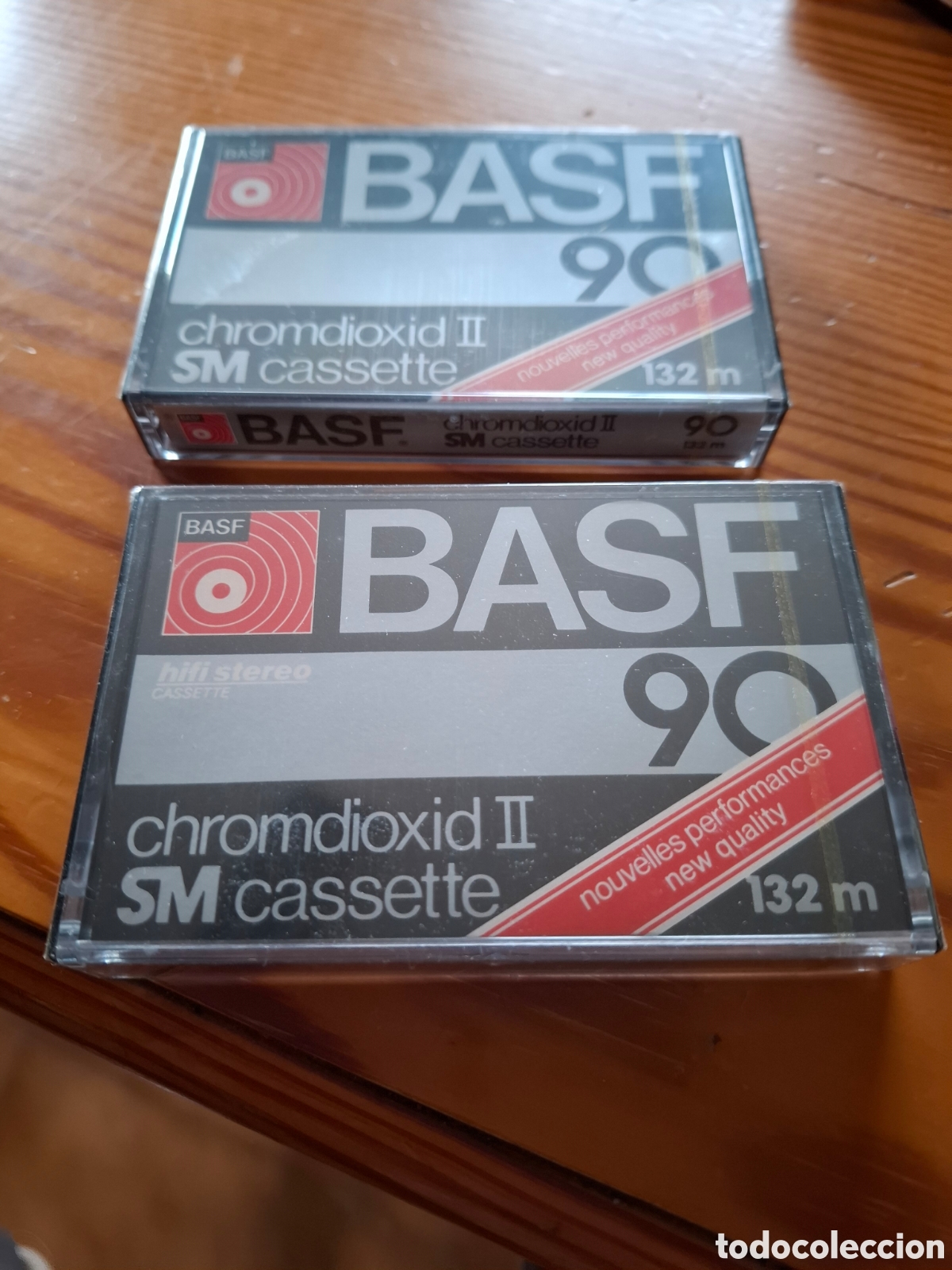 Casetes antiguos: 2 BASF cassettes nuevos