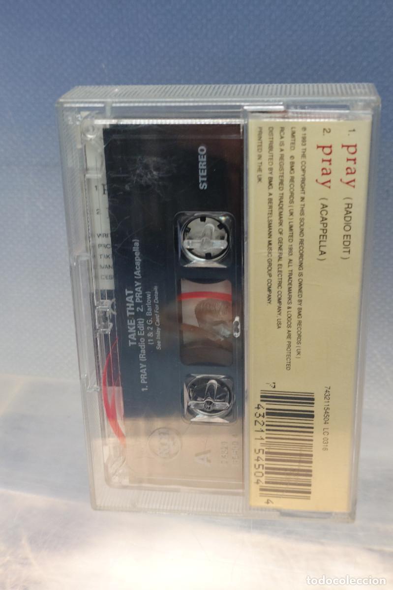 Casetes antiguos: Cinta Cassette Take That - Pray - Foto 3