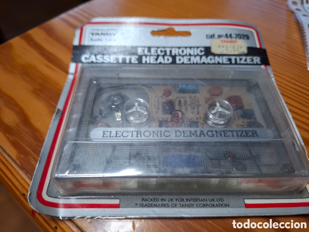 Casetes antiguos: Demagnetizador electr&oacute;nico de cabezal casette