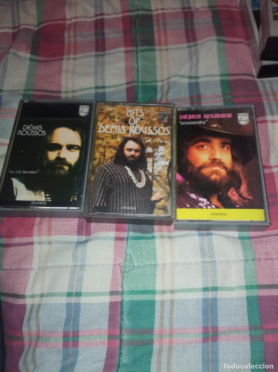 Casetes antiguos: Lote de Casettes de Demis Roussos
