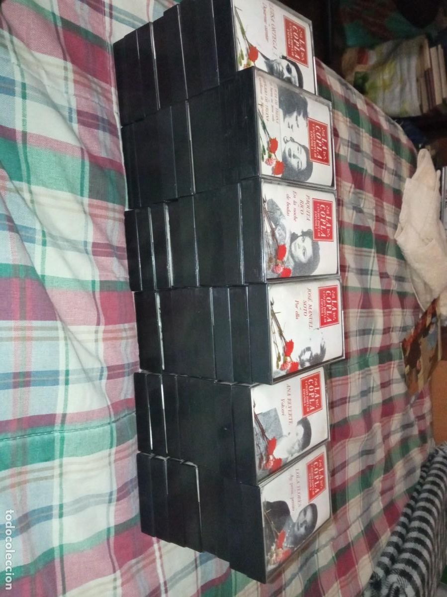 Casetes antiguos: La copla canci&oacute;n popular espa&ntilde;ola 50 casettes