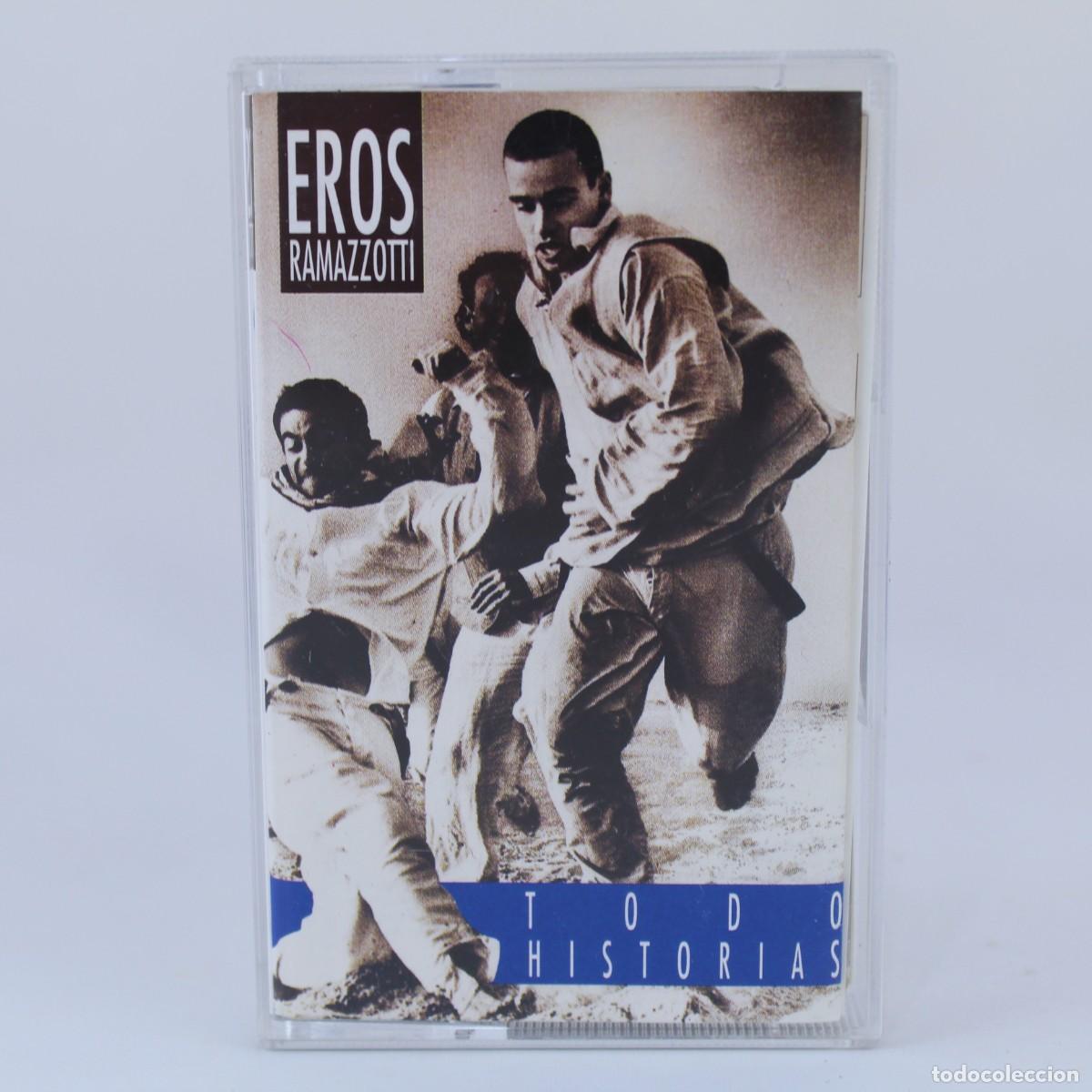 Casetes antiguos: Cassette Eros Ramazzotti Todo Historias 1993 Pop Latino Vintage
