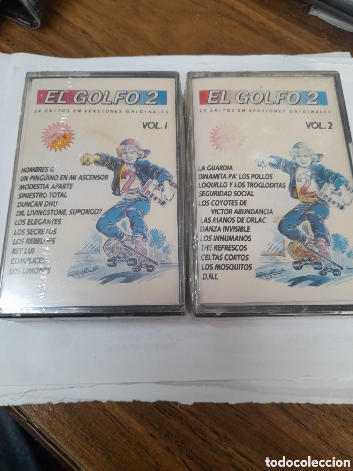 Casetes antiguos: EL GOLFO 2. 24 &Eacute;xitos en Versiones Originales