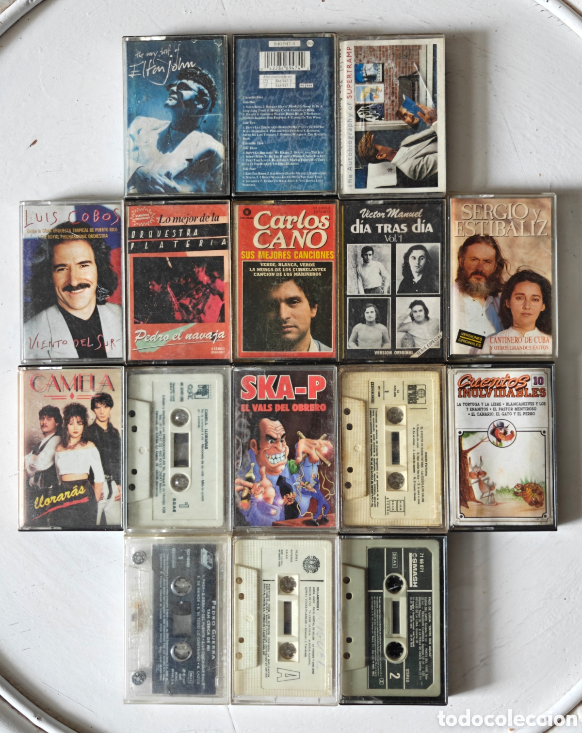 Casetes antiguos: Lote 16 Cassettes Variados