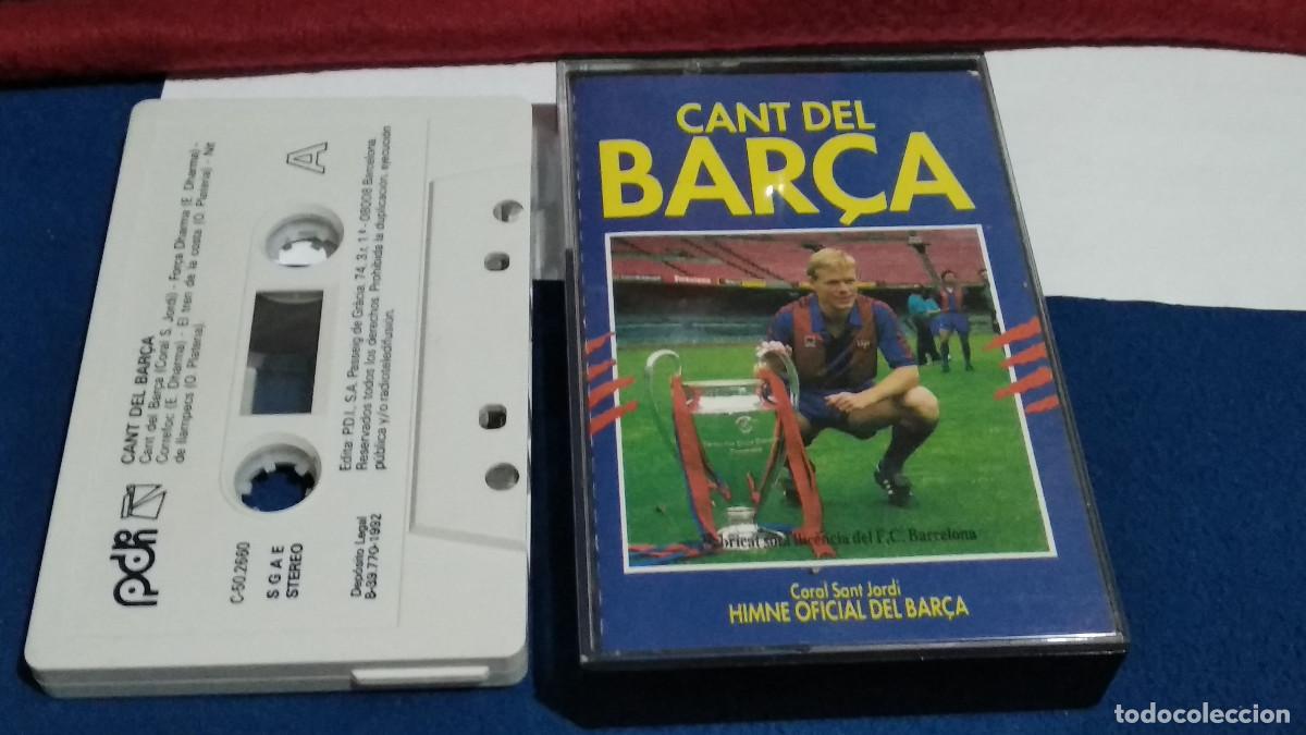 Casetes antiguos: CANT DEL BAR&Ccedil;A - PORTADA Ronald Koeman CASSETTE 1992 PDI Futbol CASETE